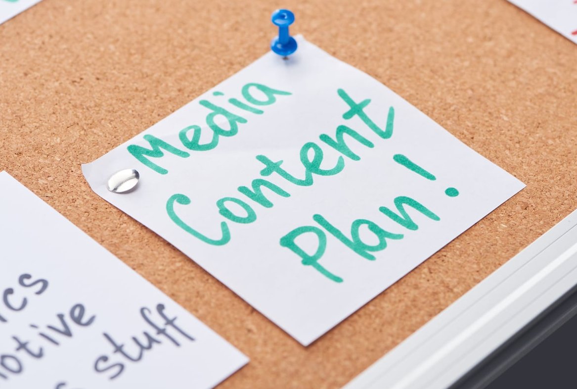 content calendar planning desk