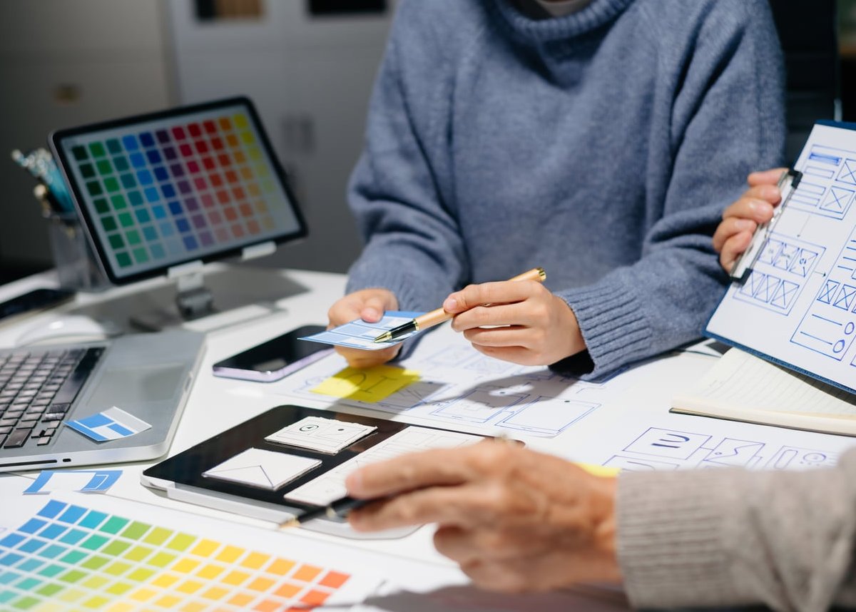 wireframe and website design